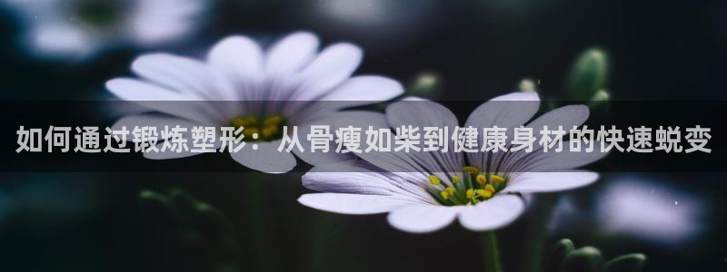 体育比分 捷报：如何通过锻炼塑形：从骨瘦如柴到健康身材的快速蜕变